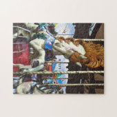 Karussellpferd mit Mähne Puzzle (Horizontal)