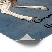 Karussellpferd Poster (Ecke)