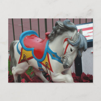 Karussellpferd Postkarte