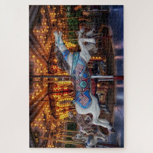 Karussellpferd Puzzle (Vertikal)