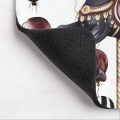 Karussellpferd Zirkusballons Mousepad (Ecke)