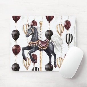 Karussellpferd Zirkusballons Mousepad