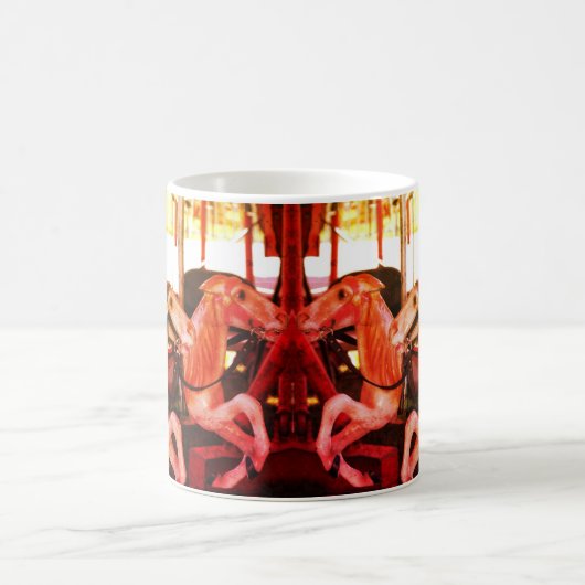 Karussellpferde-Erinnerungen Kaffeetasse (Mittel)