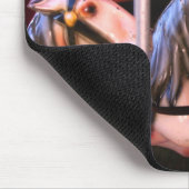 Karussellpferde-Erinnerungen Mousepad (Ecke)