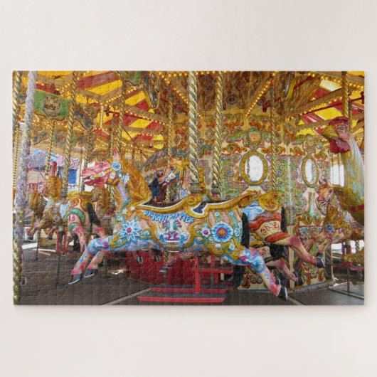 Karussellpferde Puzzle (Horizontal)