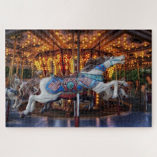 Karussellpferde Puzzle (Horizontal)