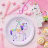 Karussellplatte Pappteller (Party)