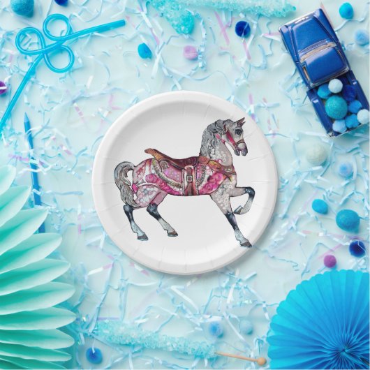 Karussellplatte Pappteller (Party)