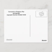 Karussellpostkarte Postkarte (Rückseite)