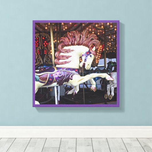 Karussellserie 12 leinwanddruck (Insitu (Holzboden))