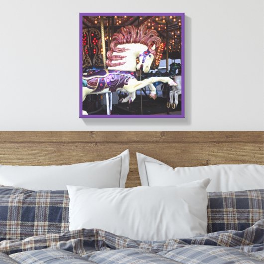 Karussellserie 12 leinwanddruck (Insitu (Schlafzimmer))