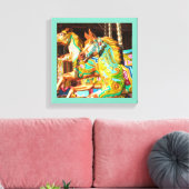 Karussellserie 34 leinwanddruck (Insitu (Wohnzimmer))