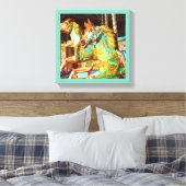 Karussellserie 34 leinwanddruck (Insitu (Schlafzimmer))