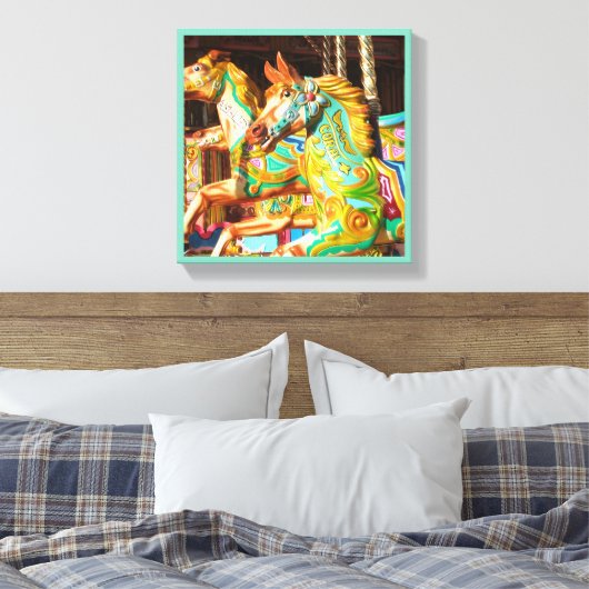 Karussellserie 34 leinwanddruck (Insitu (Schlafzimmer))