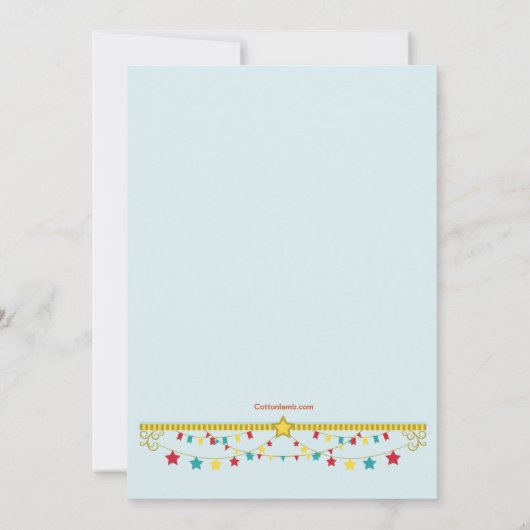 Karussellvergnügen Einladung (Rückseite)