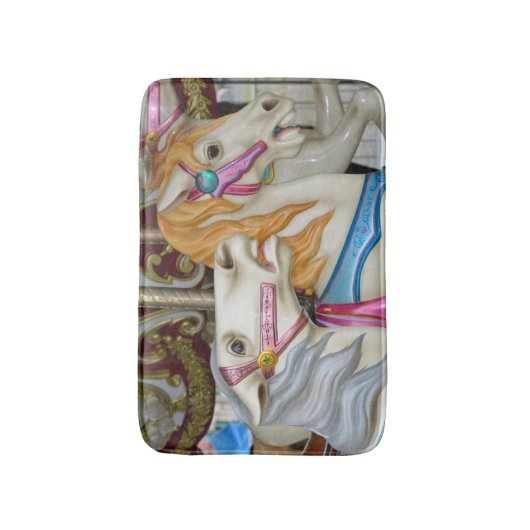 Karusselpferde Badematte (Vorderseite Vertikal)