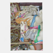 Karusselpferde Geschirrtuch (Vertikal)