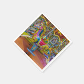 Karusselpferde Serviette (Ecke)