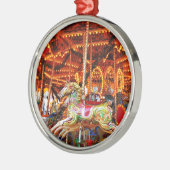 Karusselschlauchentwurf Silbernes Ornament (Links)