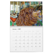 Karusseltiere, Katzenrosterfrosch Kalender (Jan 2027)