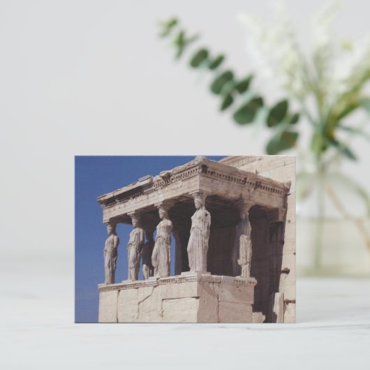 Karyatiden Postkarte (Stehend Vorderseite)