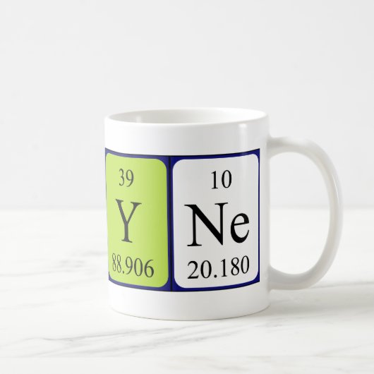 Karyne Periodenname Tasse (Rechts)