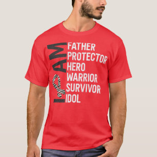 Karzinoid-Krebs-Bewusstsein Ich bin Vater Held Kri T-Shirt