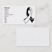 Karzinoide Krebs-Band-Visitenkarte Visitenkarte (Vorne/Hinten)