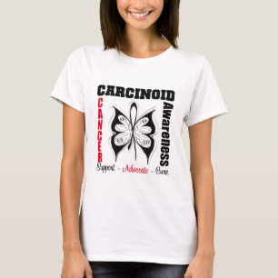 Karzinoides Krebs-Schmetterlings-Band BEWUSSTSEIN T-Shirt