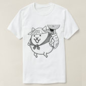 Kasa Jizo Uber seltene Katzen T-Shirt (Design vorne)