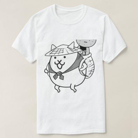 Kasa Jizo Uber seltene Katzen T-Shirt (Design vorne)