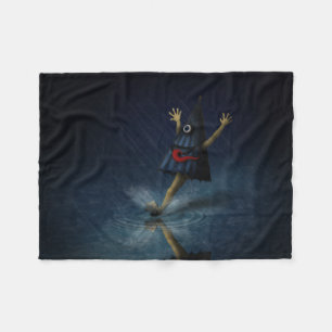 Kasa Obake Japanischer Regenschirm Ghost Rainy Day Fleecedecke