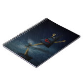 Kasa Obake Splashing in Puddles Rainy Days Notizblock (Linke Seite)
