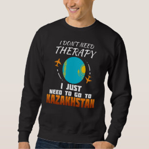 Kasachische Flagge I Kasachstan Flaggenurlaub I Ka Sweatshirt