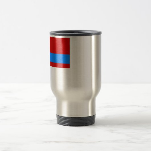 Kasachische SSR Flagge Reisebecher (Mittel)