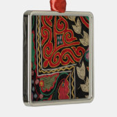 Kasachisches Muster Silbernes Ornament (Rechts)