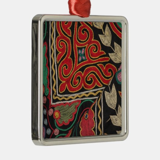 Kasachisches Muster Silbernes Ornament (Rechts)