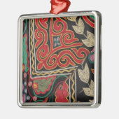 Kasachisches Muster Silbernes Ornament (Links)