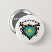 Kasachstan Button (Vorne & Hinten)