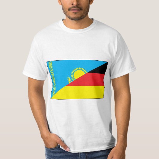 Kasachstan- - Deutschland-Shirt T-Shirt (Vorderseite)