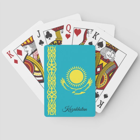 Kasachstan Flag Games, Kasachstan Spielkarten (Rückseite)