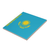 Kasachstan Flag Keramik Tile Fliese (Seite)