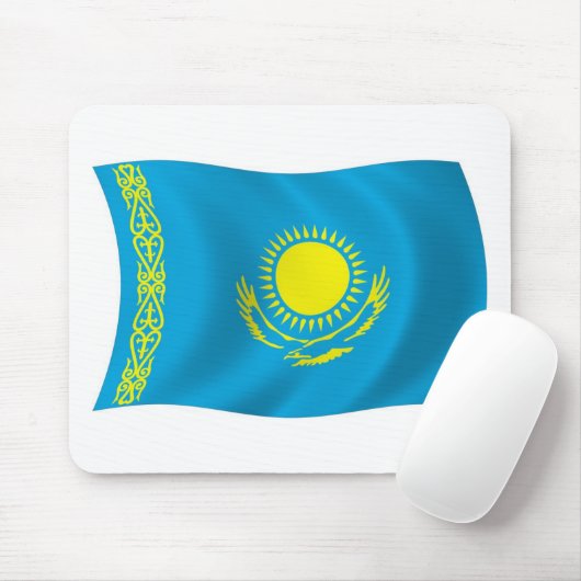 Kasachstan Flag Mousepad (Mit Mouse)