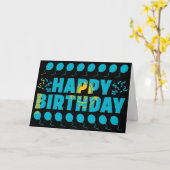 Kasachstan Flag Patriotic Geburtstag Karte (Gelbe Blume)