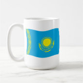 Kasachstan Flag-Tasse Kaffeetasse (Links)