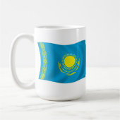 Kasachstan Flag-Tasse Kaffeetasse (Links)