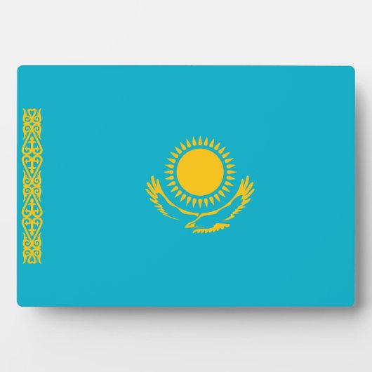 Kasachstan - Flagge Fotoplatte (Vorderseite)