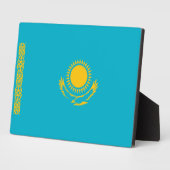 Kasachstan - Flagge Fotoplatte (Seite)