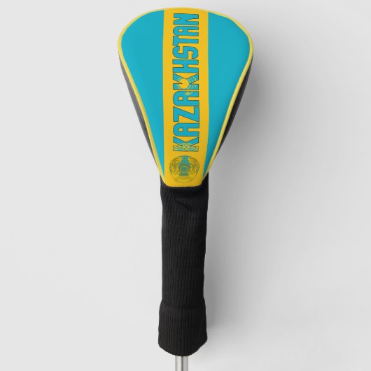 Kasachstan Flagge Gorgetic Patriotic Golf Headcover (Vorderseite)