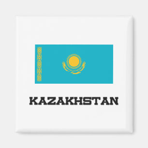 Kasachstan-Flagge Magnet